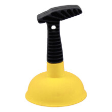 Heavy Duty Drain Plunger with Powerful Suction Seal for Sinks and Toilets, Ergonomic NonSlip Handle