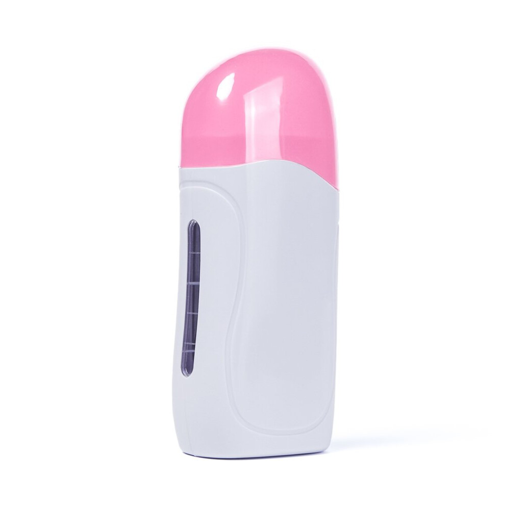 Pink Wax Warmer Hair Removal Kit, Electric Roll On Heater For Full Body, Rapid Wax Melting,