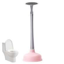 Heavy Duty Toilet Plunger with Ergonomic TShape Handle, 5.7' Rubber Sink Plunger for Bathroom and Kitchen