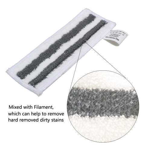 Mikrofiberputer til Karcher EasyFix dampmopper, maskinvaskbare for hygiene og økonomi 2