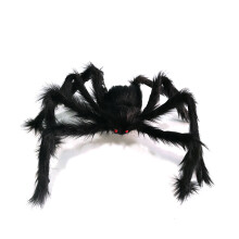 Dekoracje na Halloween do wnętrz i na zewnątrz, gigantyczne dekoracje na Halloween w kształcie pająka, przerażające, włochate rekwizyty