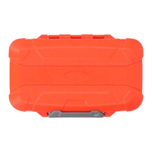 Contenedor de almacenamiento portátil a prueba de golpes para uso en exteriores, caja de supervivencia impermeable y antipolvo con cierre doble,
