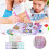 3Dprinted template grid tool for home crafts, precision grid for art creation (B) B Pink 2