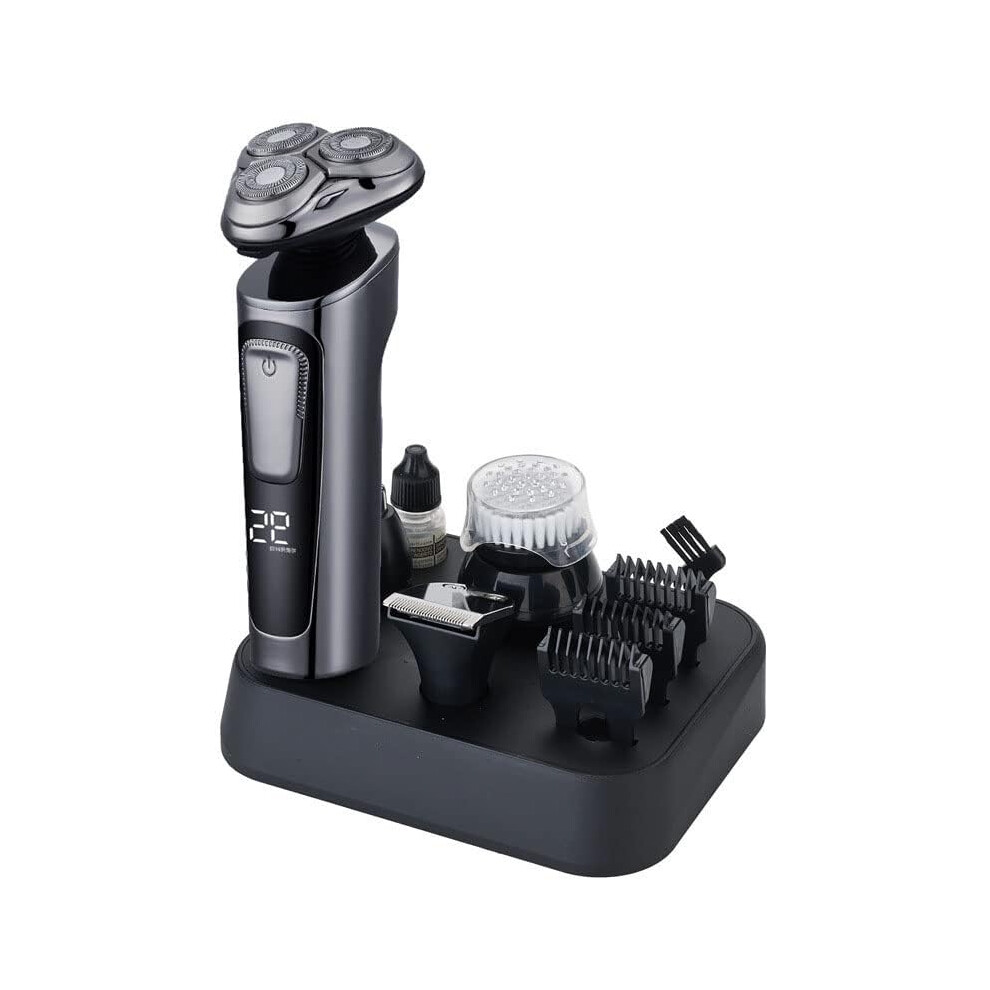 Electric Head Shaver for Bald Men, Waterproof Wet Dry Cordless Razor Set with MultiHead Blades