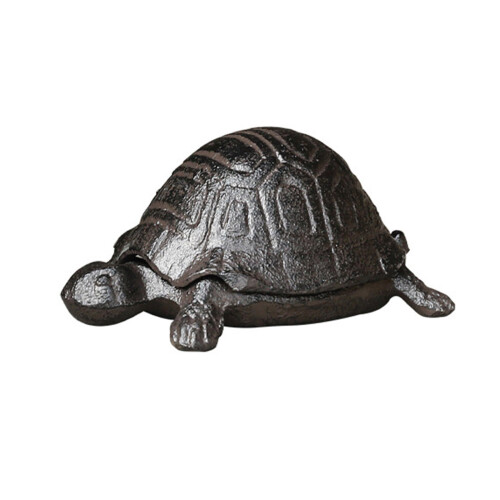 Boîte de rangement en pierre en forme de tortue, compartiment-UN