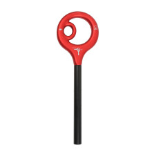 9 Shapes Rigging Descender for Climbing Aluminum Alloy Figure Securing Device Rappelling Downhill Equipment Accessories red