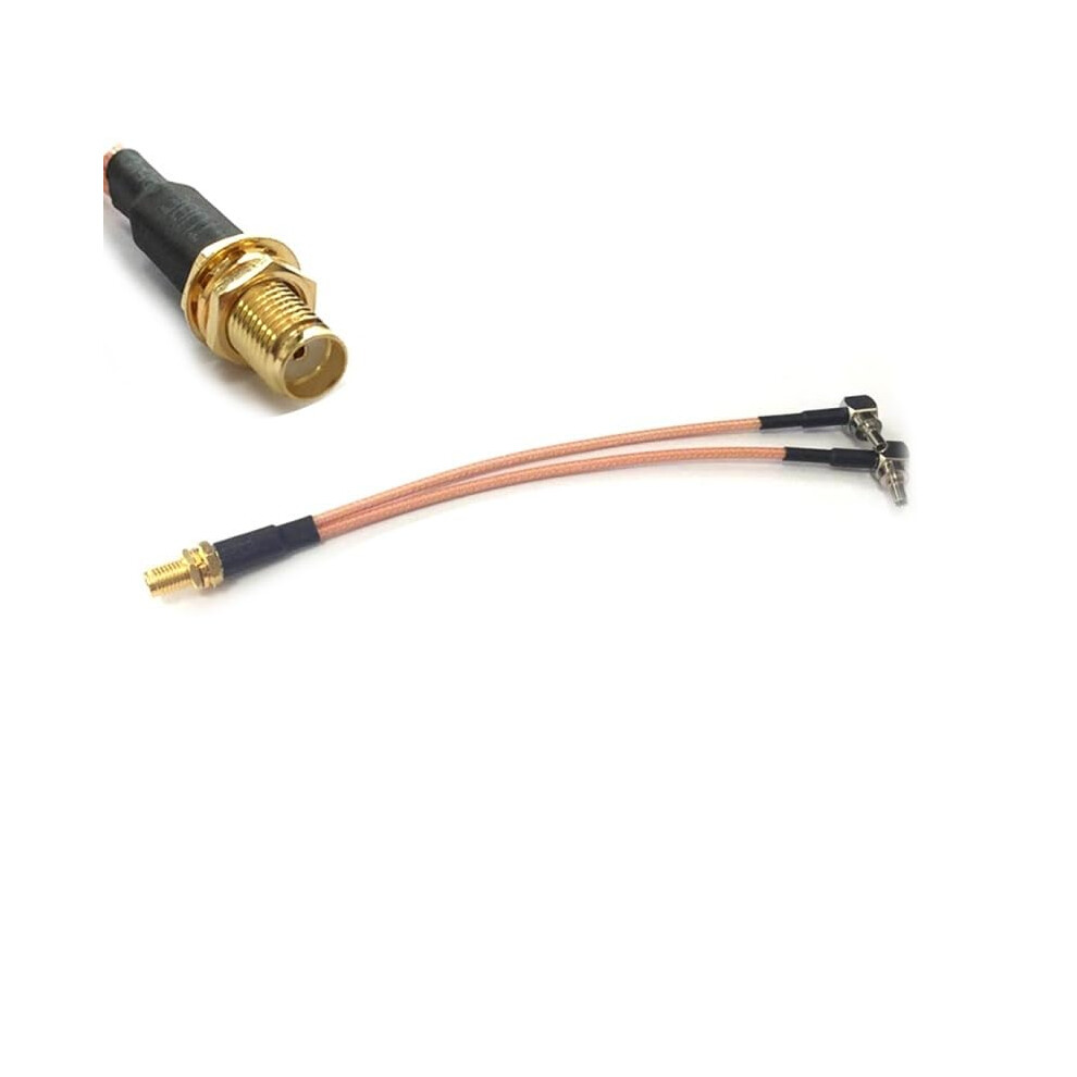 Sma Antenna Extension Cable Female To Dual Crc9 Splitter 3G 4G Modem Signal Boost 100Cm 9001264746414