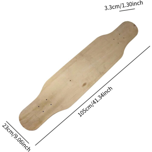 Empty Skateboard Deck Wooden for  Beginners Adults 2