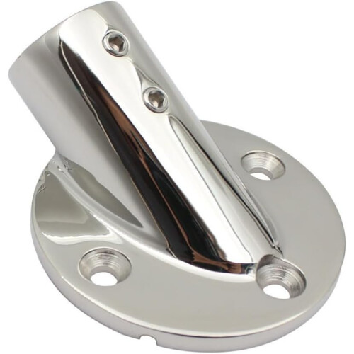 22 mm stainless steel marine handrail, round base for stable support 1