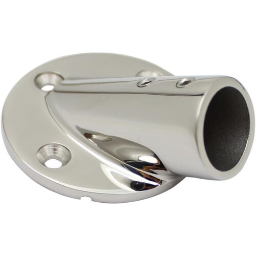 22 mm stainless steel marine handrail, round base for stable support 2