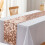 Chemin de Table luxueux à paillettes, nappe-Couleur rose 7