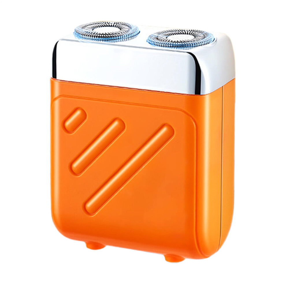 Electric Shaver for Men Waterproof Dual Ring Rechargeable Razor Compact Travel Size Wet Dry Use