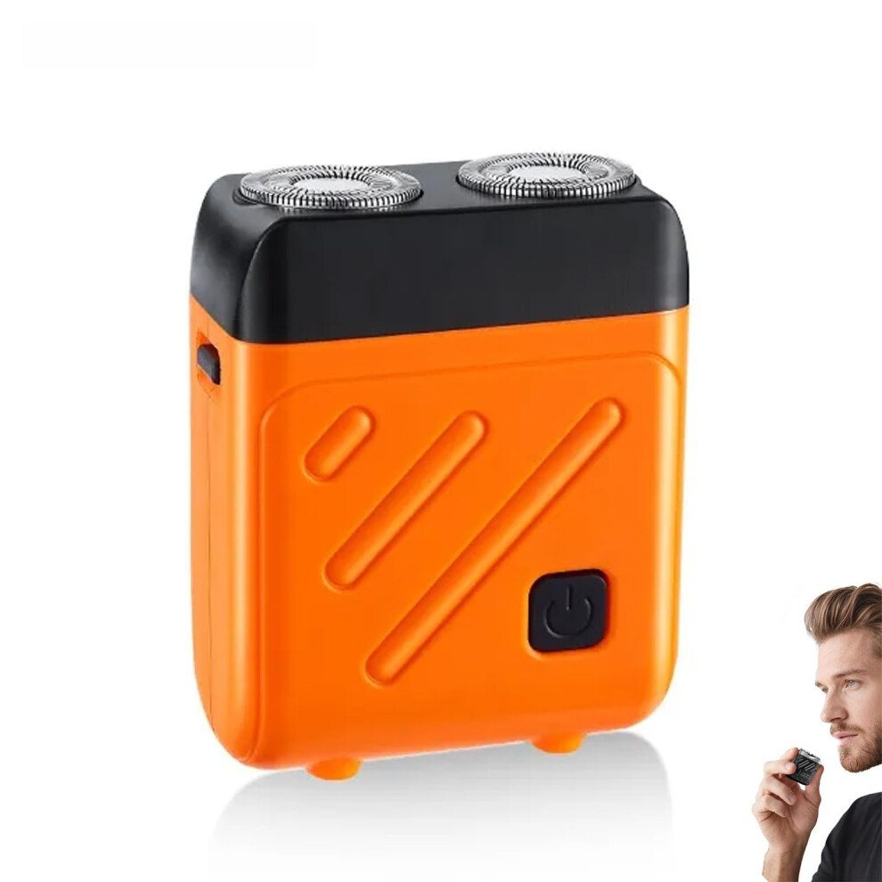 Mini Portable Electric Shaver with 360 Rotation Blades, USBC Fast Charging, IPX7 Waterproof for Travel