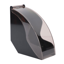 Porte-filtre à café pour comptoir, accessoires de bar à café avec couvercle anti-poussière, robuste et pratique, en acrylique, facile d'accès.