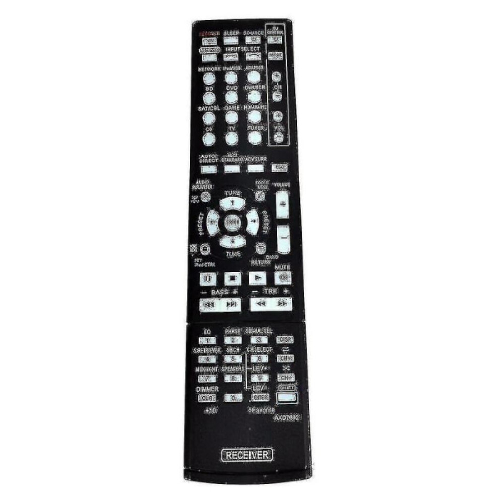 Replacement Remote For Pioneer Av Receiver, Universal Remote Control Simple To Operate, Axd7692 Infrared Controller With 433 Mhz Frequency For Audio V 9454554042398