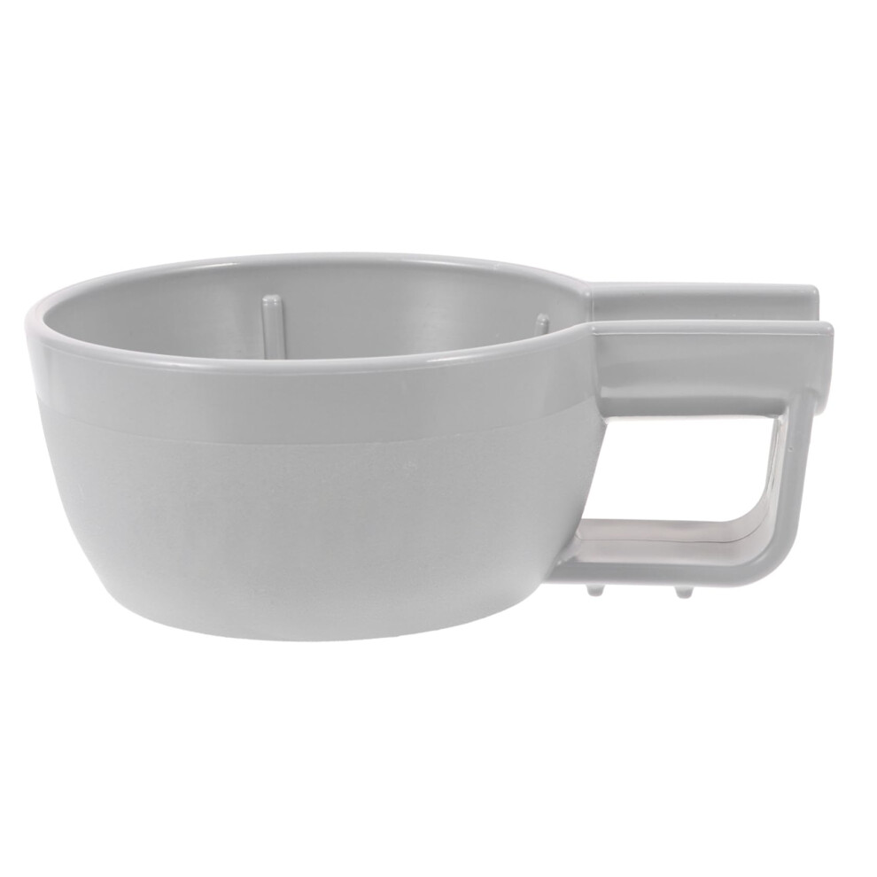 Large Opening Shaving Bowl for Men with AntiSlip Base and Heat Retaining Plastic Design