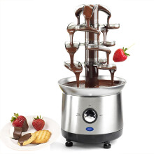 Electric Chocolate Fondue Fountain, 2.5LB for Hot Chocolate, Cheese, Party