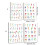 Set mit 2 lehrreichen arabischen Alphabeten-40 x 60 cm Stil A 4