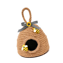 Handcrafts niedliche gewebte Seil-Bienenstöcke,-Mit Fliege S