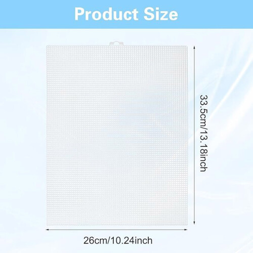 5 Stück Mesh-Blätter, Kunststoff-Mesh-Canvas-Blätter mit 2
