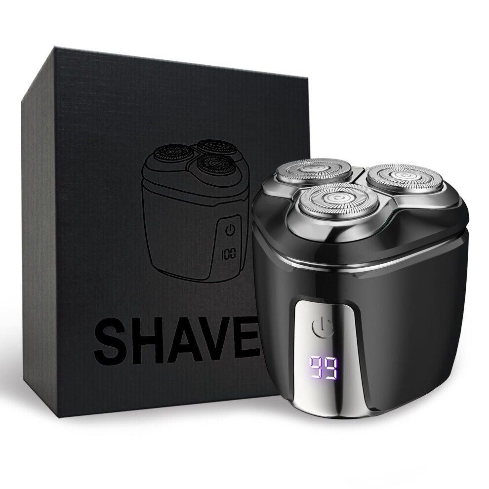 Electric Shaver for Men USBC Rechargeable Foil Razor IPX7 Waterproof with 3 Floating Heads