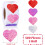 Herz-Aufkleber, Valentinstag-Aufkleber, Geschenkaufkleber, 3