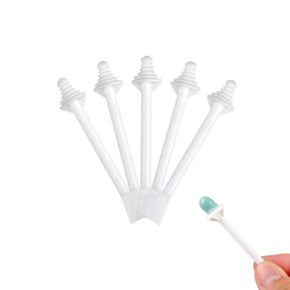 100 Pcs Nose Wax Sticks for Painless Nasal Hair Removal, DualEnded Applicators for Men and Women
