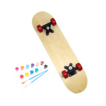 DIY Skateboard for Kids, Blank Wooden Deck for Graffiti, Longboard for Teenagers 80x20cm