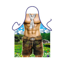 Men's apron  Alpenboy with sixpack