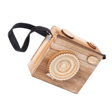 Retro-Holzkamera-Spieluhr, Musikfigur, Ornament für-Retro-Farbe