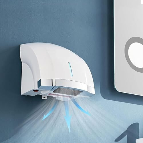 Automatic highspeed hand dryer – Fully automatic induction hand dryer for the bathroom for efficient drying. 1