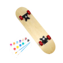 Empty Skateboard Deck, 's DIY Skateboard, Empty Graffiti 's Wood Deck Longboard with 12 Colours Set 43x13cm