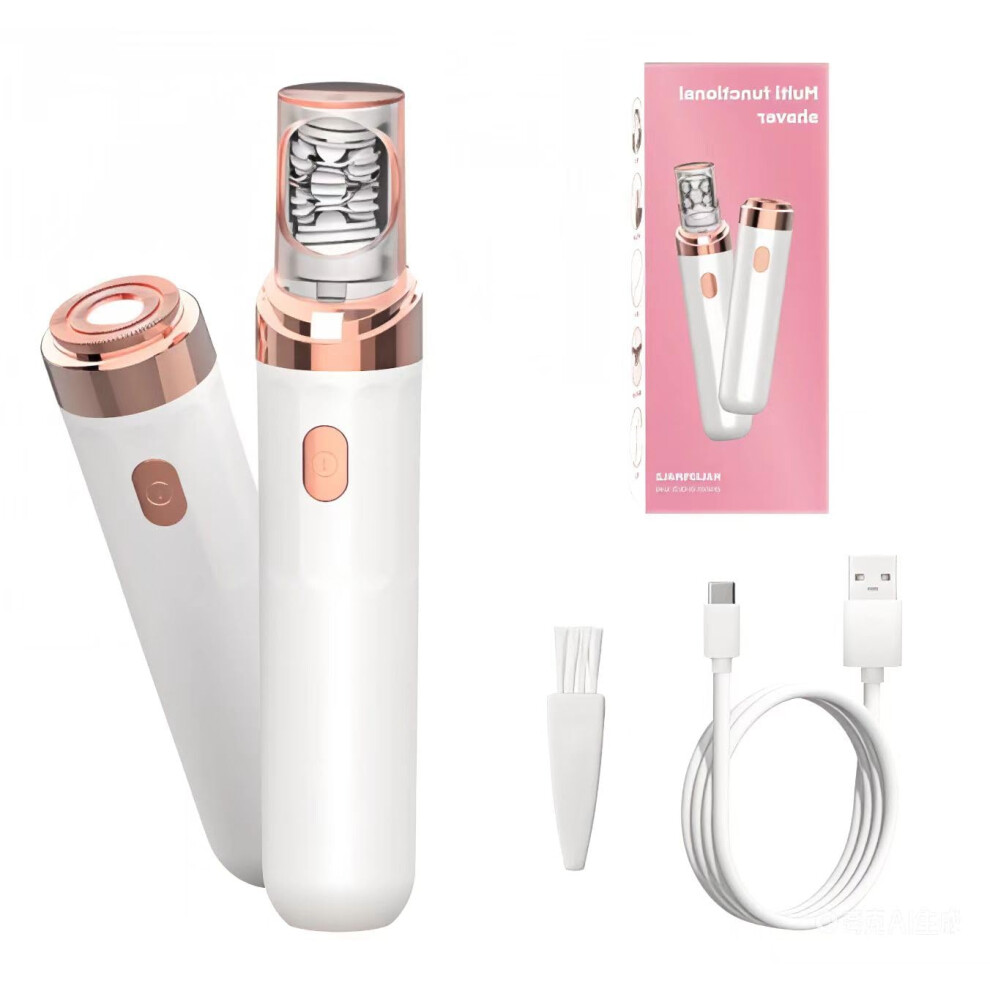 Facial Hair Remover for Women â Painless Rechargeable Face Epilator with Washable Detachable Head