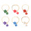 Adjustable Flower Foot Jewelry Versatile Styling for Daily-Blue 2
