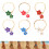 Adjustable Flower Foot Jewelry Versatile Styling for Daily-Blue 3
