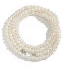 Elegant Imitation Pearls Beaded Anklet Set Bohemian Style