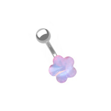 Stainless Steel Heart Navel Rings Easy to Matching Outfit-8