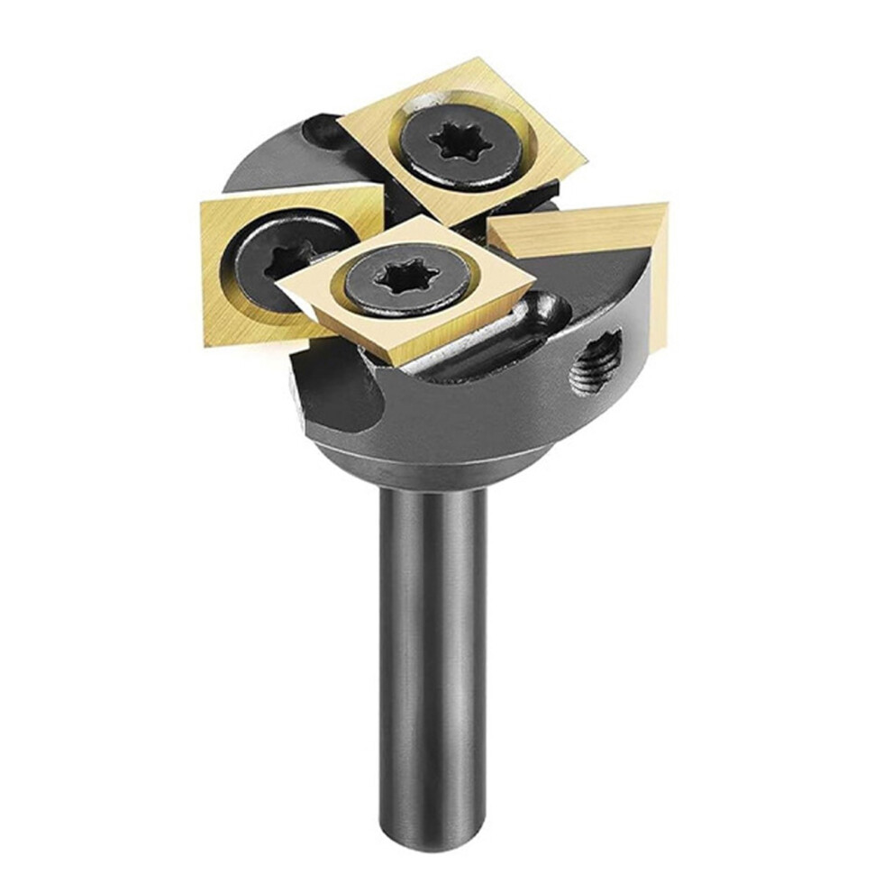 1/4" Shank Spoilboard Leveling Bit 4 Flute Alloys Insert-25.4Mm 7696001135907
