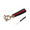 Functional  Two Layer Keychain-Gold-color Black red black 1