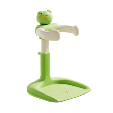 Baby Bath Support Seat with AntiSlip Frame, Foldable Infant Washing Holder for Newborn Care