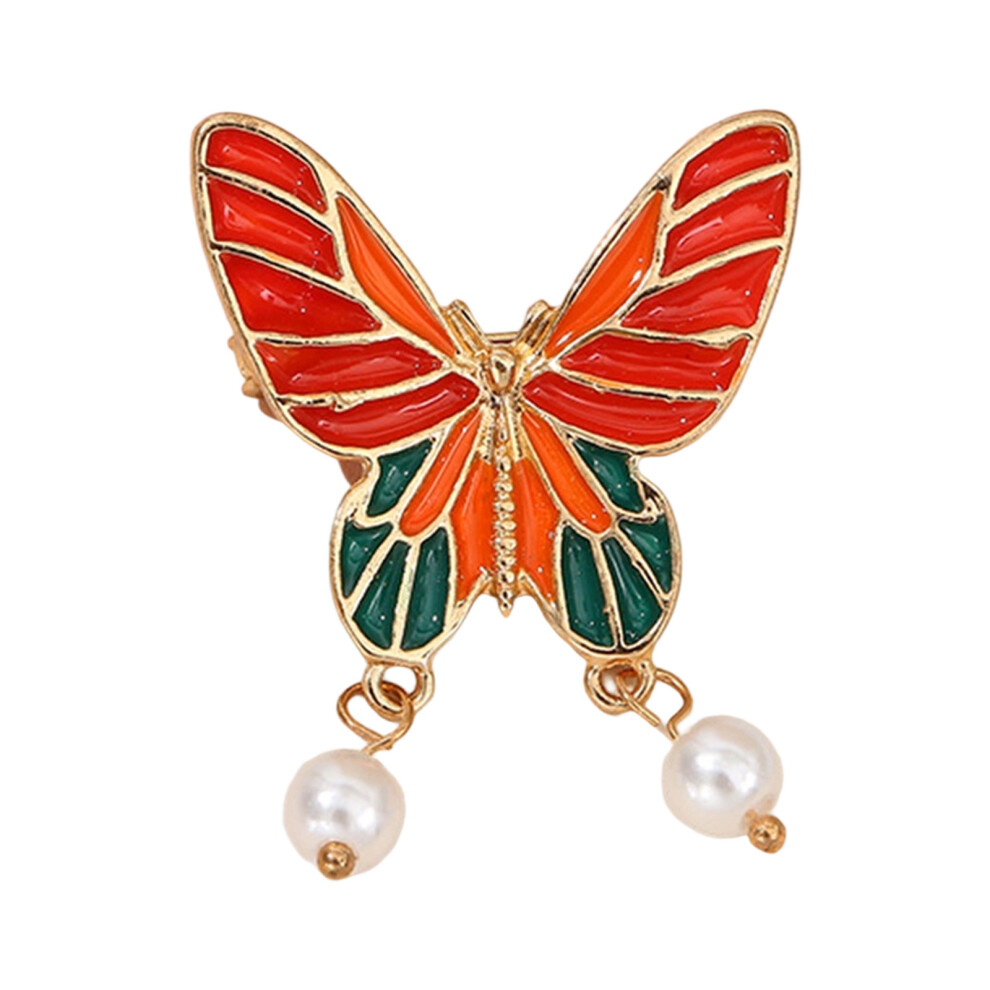 Butterfly Brooch Elegant Bowknot Clothing-Simulated three colo