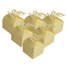 Geschenkverpackung mit Schmetterlingsdesign, elegant für jeden Anlass, aus stabilem, ungiftigem und umweltfreundlichem Papier, hochwertig