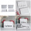 Silikon-Bastelformen, detaillierte Kaninchen-Geschenkboxen, 3