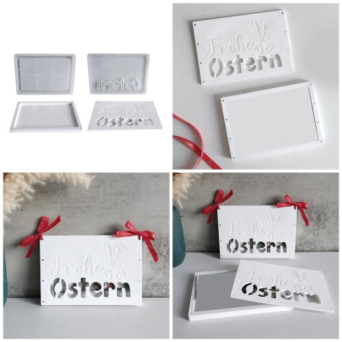 Silikon-Bastelformen, detaillierte Kaninchen-Geschenkboxen, 2