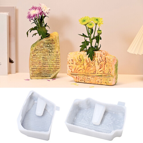 Fashionable Sturdy Vase Sturdy Silicone-Egyptian stone table 1