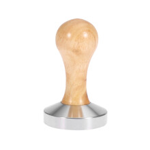 Ergonomiskt handtag för espressokanna, bas i rostfritt stål med hållbar rostfri design, perfekt grepp för komprimering av kaffepulver, slät bas