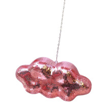 Lichtreflektierende Discokugel in Wolkenform für kreative-Rosa