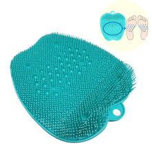 Limpiador de pies para la ducha, ideal para la relajación diaria, con ventosas antideslizantes para una fijación segura y masajeador de pies para