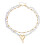 Versatile Stacking Necklace Natural Stones-Color powder 1
