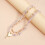 Versatile Stacking Necklace Natural Stones-Color powder 7